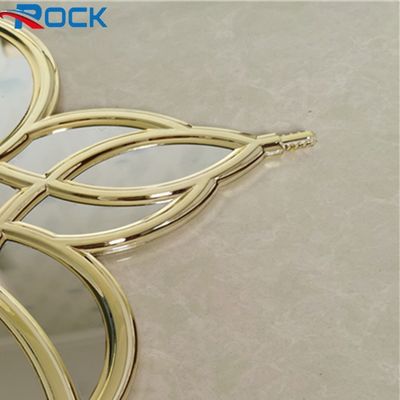 8*18k golden pink decorative window bars flower for double glazed glass