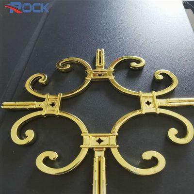 Decoration Fittings Uv Electroplate Aluminium Astragal Bars Connector