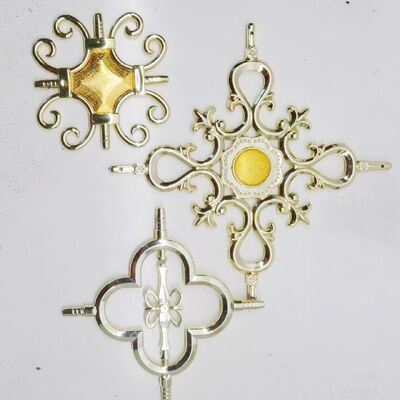 Luxe 707 Golden Round Aluminium Trim voor Franse deur en raam decoratie