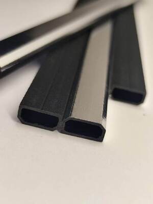 Hybrid Fiberglass Warm Edge Spacer Bar, Metal Laminate Hollow Profile, for Insulating Glass Units
