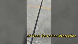 Anodiseer de zwarte afstandsbalk